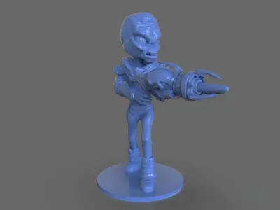 Alien Crypto 137 Sculpture 3D print model