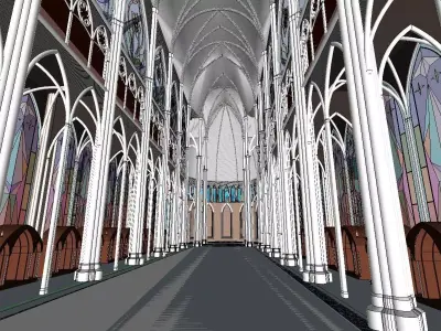 Architecture-Religion-God-Culture-Temple-0253 church 3D model