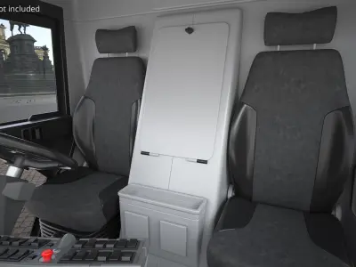  Municipal Road Sweeping Machine White 