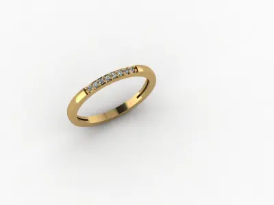 Ring - Gold - Silver 3D print model