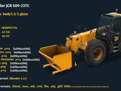  Telehandler JCB 509-23TC 