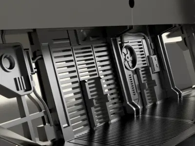 Mandalorian ship Razor Crest 3D print model