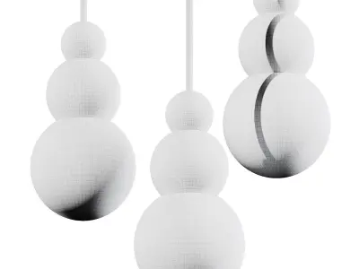 Michael Anastassiades Ball Light Pendant Lamps 3D model