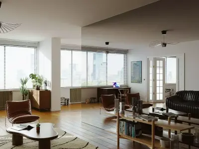 Blender Interior Bundle - 6 High Quality Interior Scene 3D model