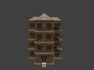 House Model 30 Low-poly 3D model