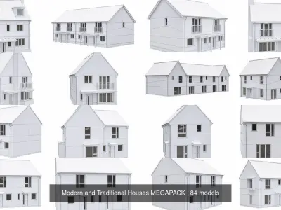 Modern and Traditional Houses MEGAPACK