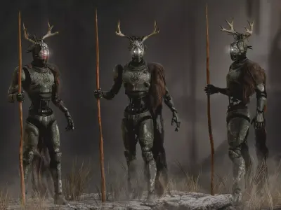 Jimmy from Rebel Moon Low-poly 3D model