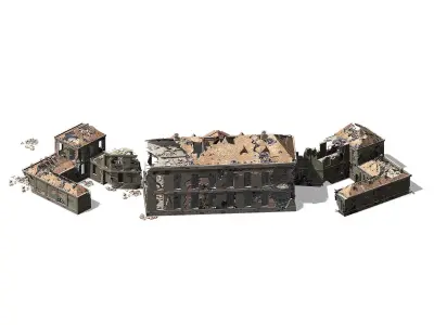 War-city-scars 05 3D model