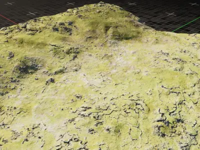 Iceland Terrain 8 3D model