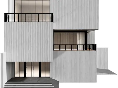 MODERN HOUSE NO6 A 3D model