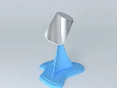 Lamp "Spilling Ink" Free 3D model