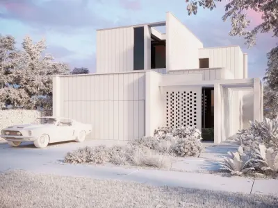 TWOFOLD HOUSE 3D model