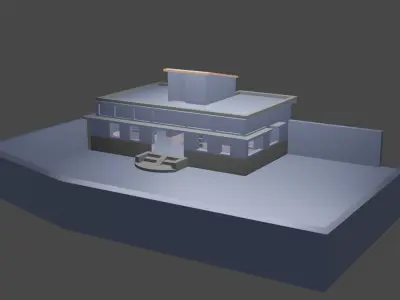 village house Free 3D model