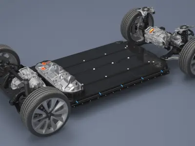  Tesla Model 3 EV Platform with Battery Pack 