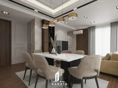 Design Living Room Modern 3D model