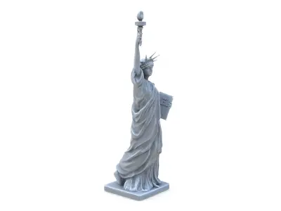  Statue of Liberty Low-poly 3D model