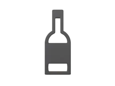 Alcohol Symbol V1 001 Low-poly 3D model