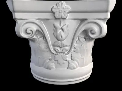 OracDecor K1121 and K1122 Columns Low-poly 3D model