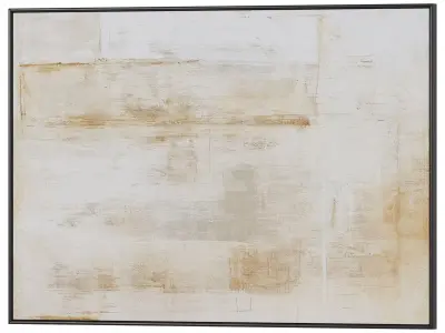 Set of 3 Abstract Paintings in Frames 3D model 21