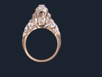 ring lion 3D print model purchase