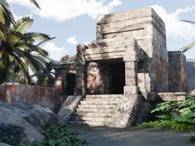 Mayan Ruins Environment Mayan Ruin Mayan Ruin Dungeon 3D model