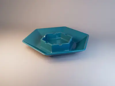 Ashtray Free low-poly 3D model