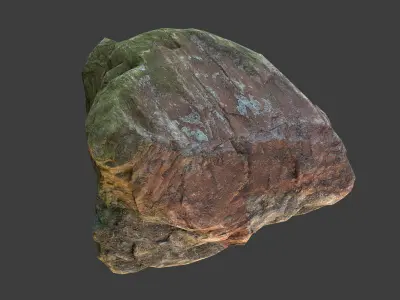 Small Rock Low-poly 3D model