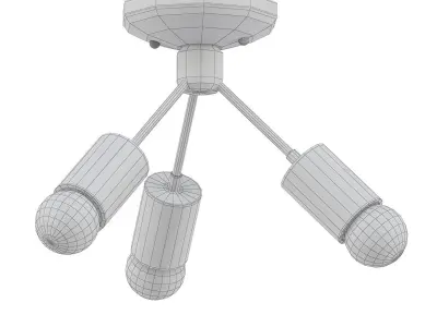 Semi Flush 3D model