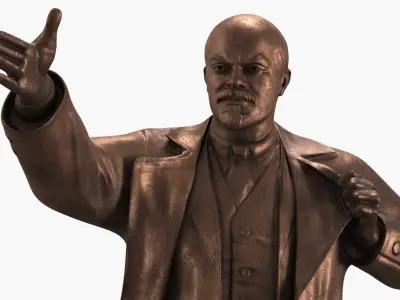  Vladimir Lenin Bronze Statue 