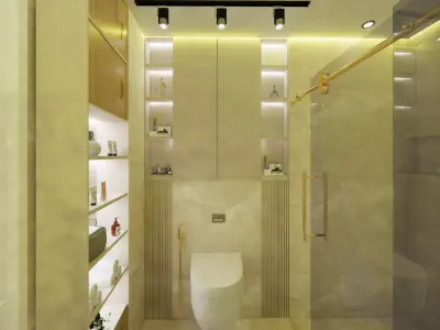bathroom interior design 3D model