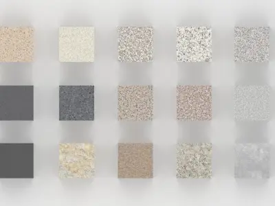 15 Seamless Granite polished architectural Stone Texture