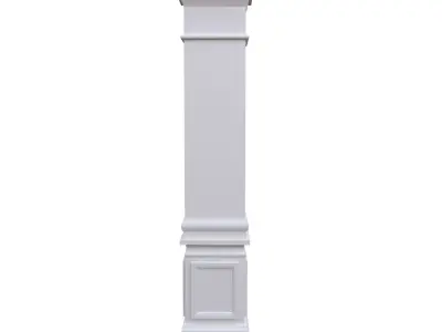 Classic Architectural Pillar Column Low Poly PBR Low-poly 3D model