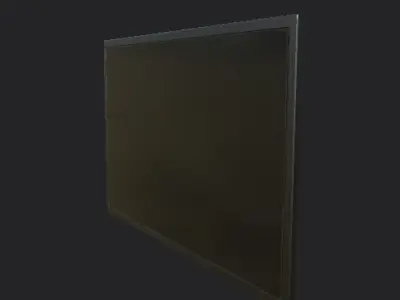 Television TV Low-poly Unity ready Low-poly 3D Low-poly 3D model