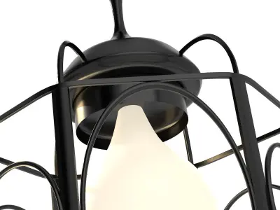 Ceiling lamp 3D model 2