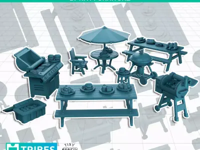  BBQ Party 3D print model