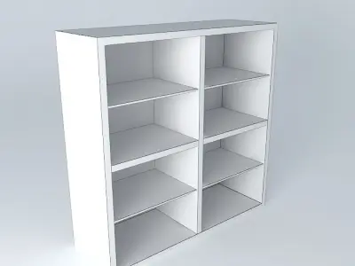 Shelf Cabinet DOORS HZ4FP 12 12 BRW Milano Oak 3D model