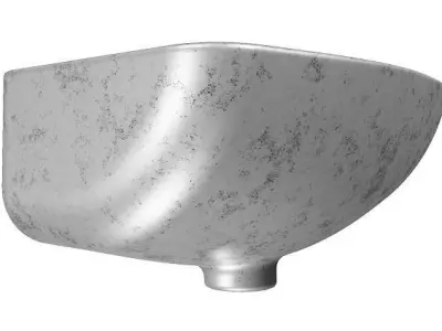 Ceramic Wash Basin 3D model