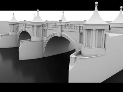Old Bridge- 3d Model 3D model