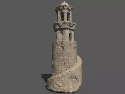Islamic Mosque Minaret 3D model