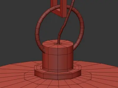 Cap and Globe 3D model