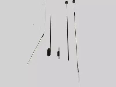 Lightinova Tube Slim lamp collection Free 3D model