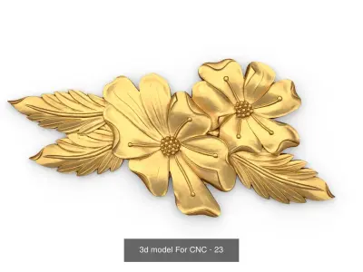 Collection onlay molding1- 8 Piece  3D Model Pack