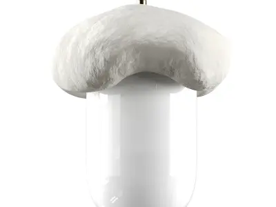 Flamingo Tongue Illuminated sculpture Low-poly 3D model