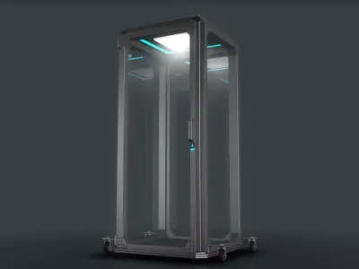 Sci Fi Container 3D model purchase