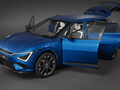 2025 Kia EV6 GT-Line 3D model