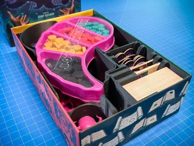 Cosmoctopus Board Game 3D Insert 3D print model