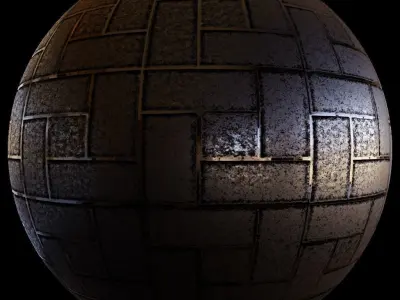 Pavement PBR Texture 3D model