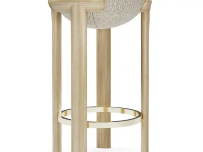 Toupis Bar Stool 3D model