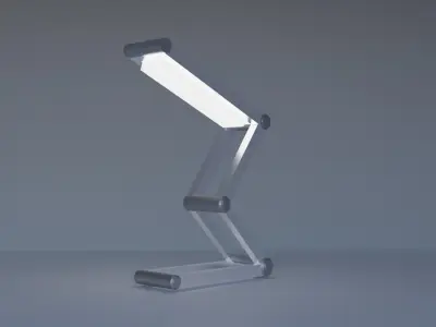 Ergonomic Desk Lamp Low-poly 3D model