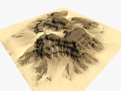 Brown C 29042015 Low-poly 3D model